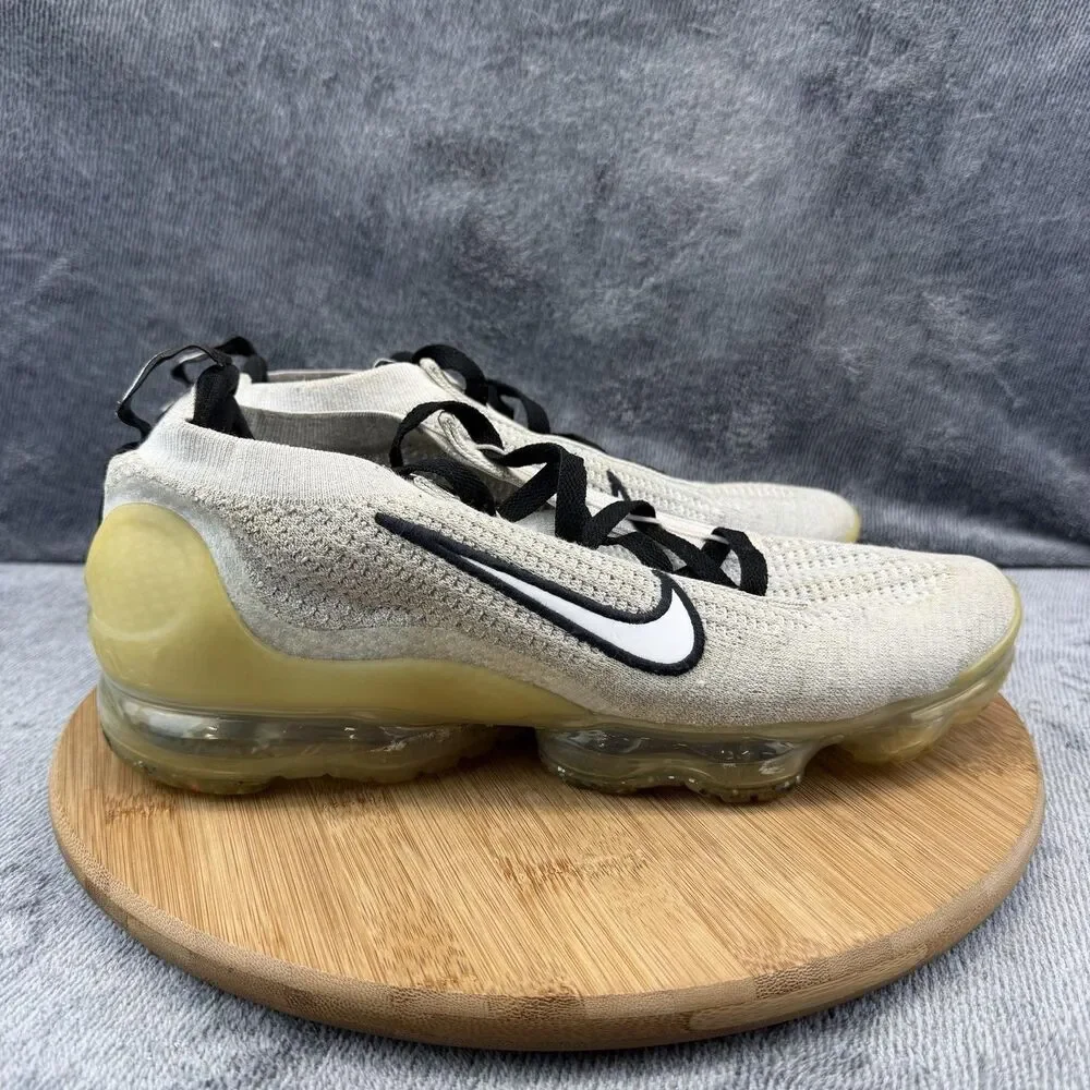 Nike Air VaporMax 2021 Flyknit Shoes Mens Size 12 Beige Sneakers DH4084-100